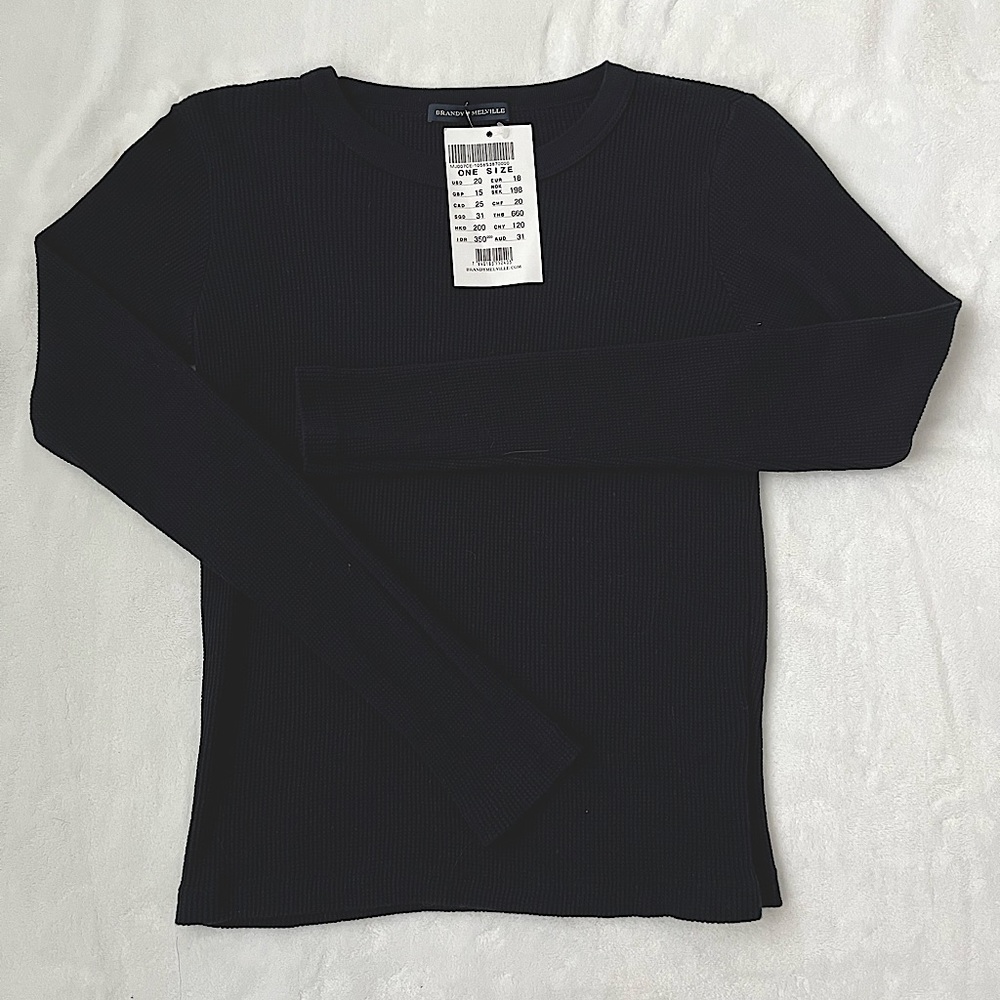 New Brandy Melville, Navy, Cotton Top!